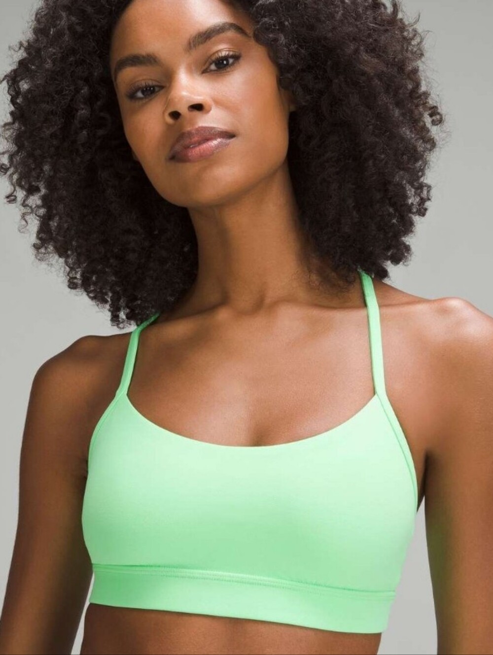 Lululemon Flow Y Bra Nulu *Light Support Pistachio Size 6